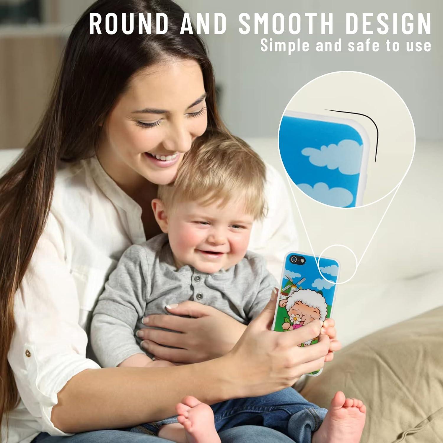 Teléfono Juguete Interactivo Wolmund con 8 Funciones y Luces