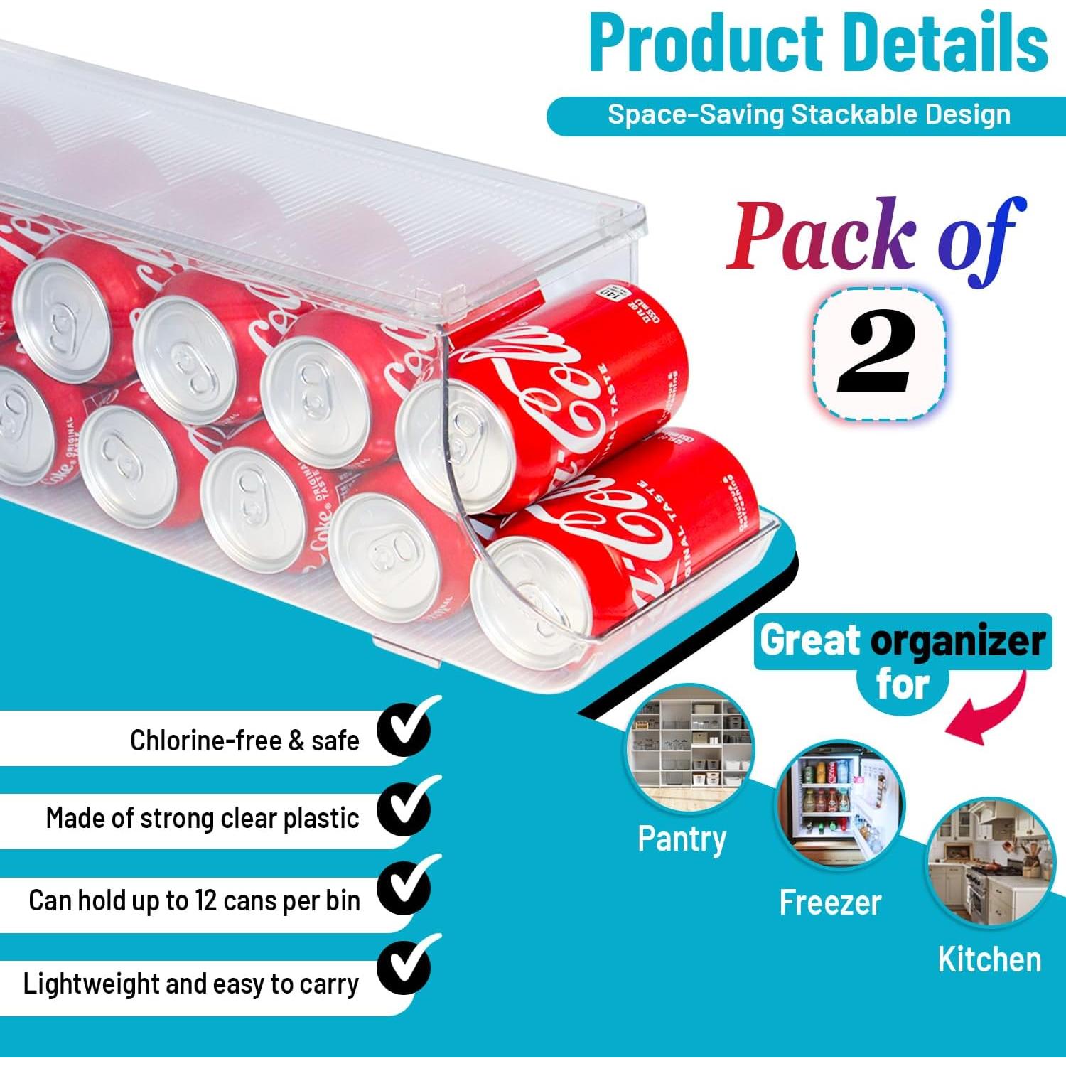Organizador de Latas de Soda Control Kitchen 2 Unidades