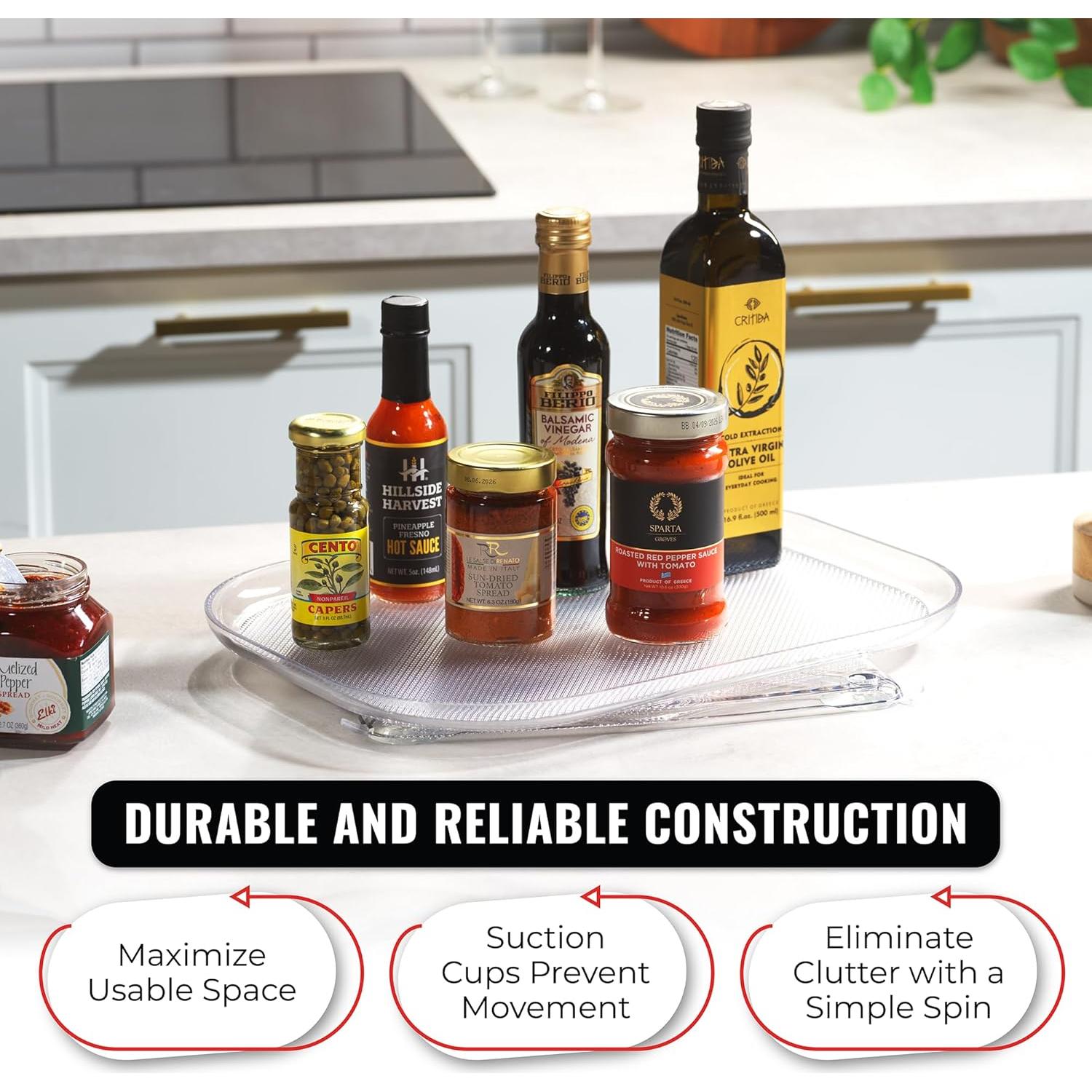 Organizador de Refrigerador Oizeir Lazy Susan 2PK 39,9x30cm