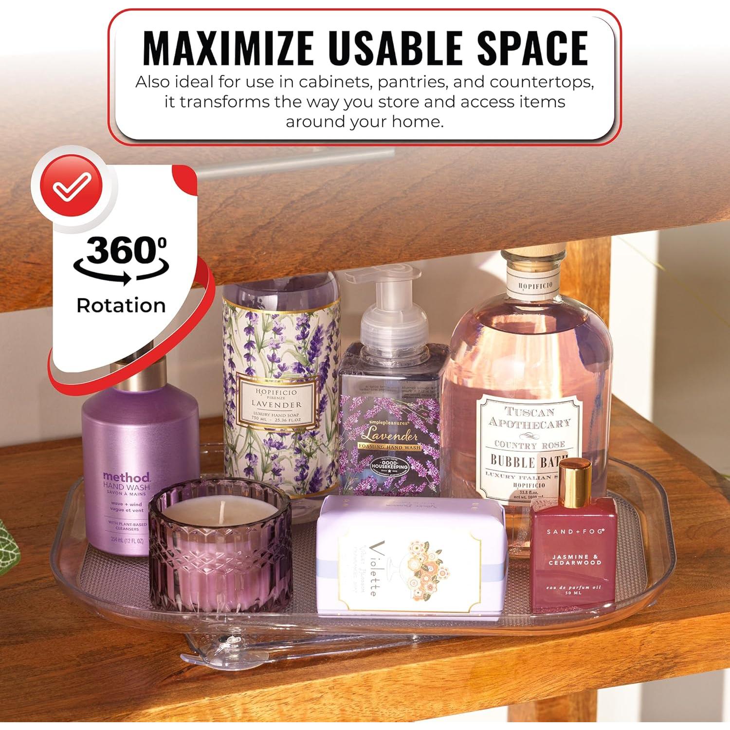 Organizador de Refrigerador Oizeir Lazy Susan 2PK 39,9x30cm