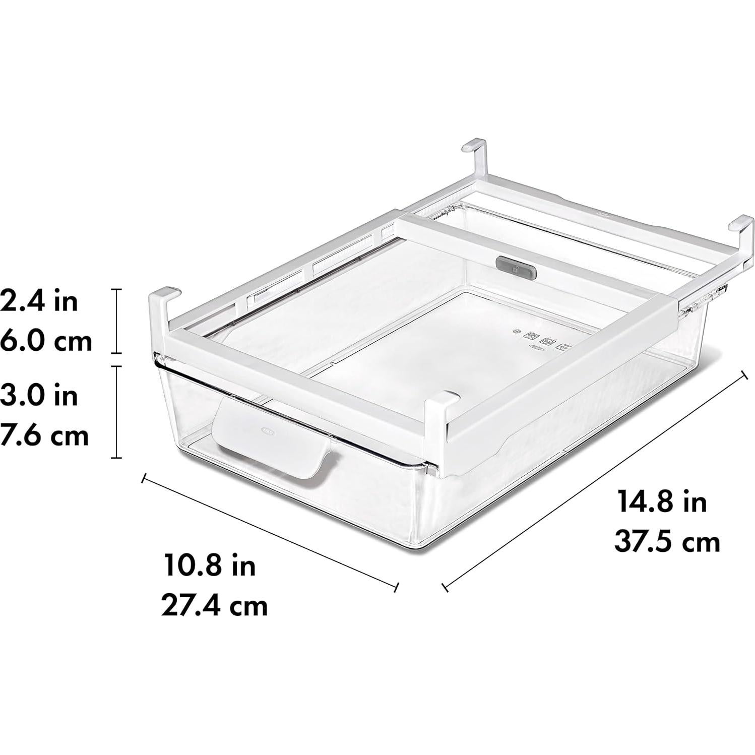 Cajón Inferior para Refrigerador OXO Good Grips 37.5x27.4 cm
