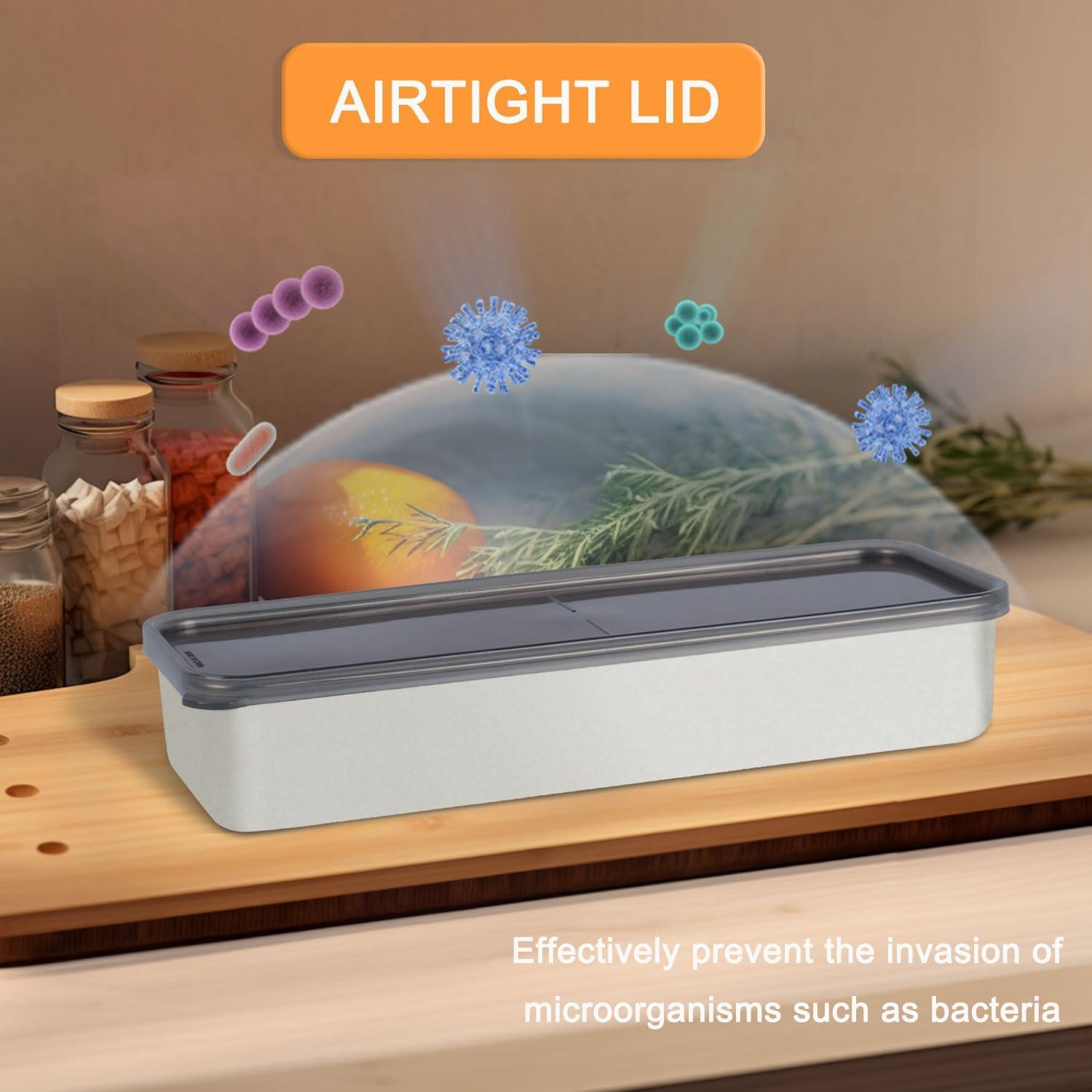 Contenedor Hermético de Bacon Verveia 0.45 kg Acero Inoxidable