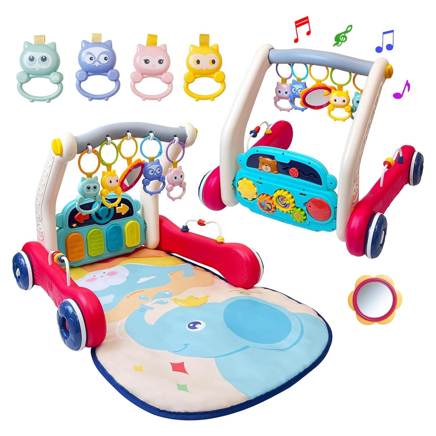 Alfombra de Juego Multifuncional Cuterabit con Piano y Andador