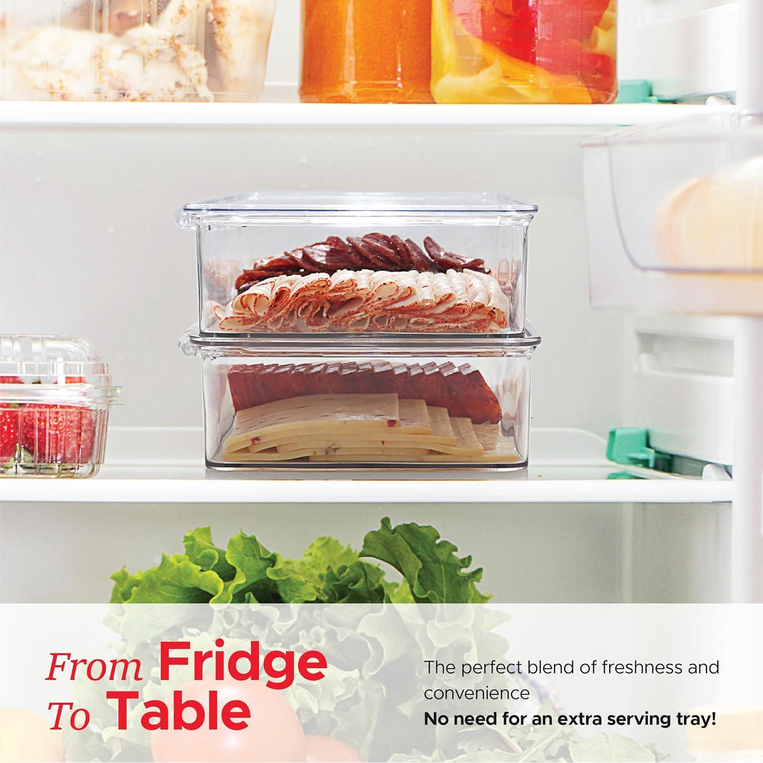 Contenedor de Tocino Tafura TN800 - 2 Unidades, Libre de BPA