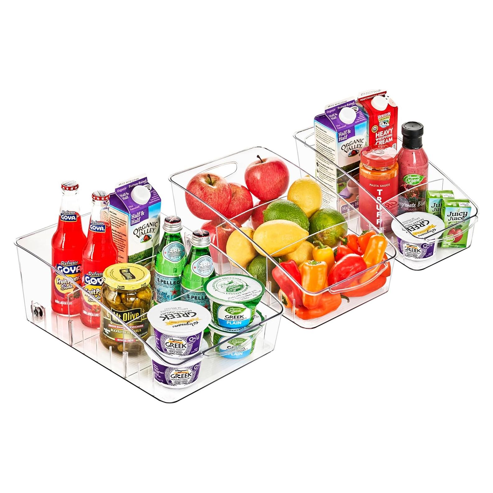 Organizador de Nevera Sorbus con Ruedas - 3 Piezas