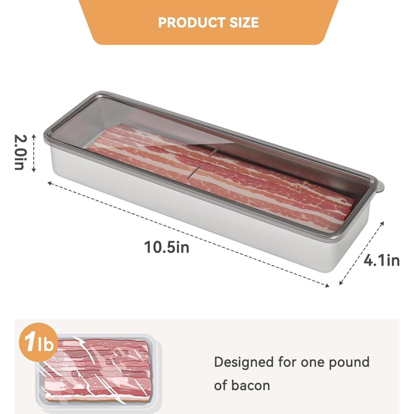 Contenedor de Tocino Freshmage Acero Inoxidable 0,45 kg