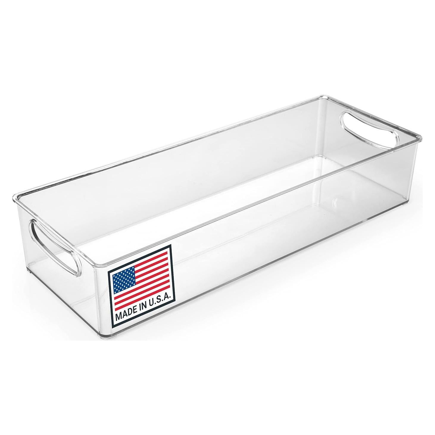 Bin Organizador de Refrigerador Pikanty 38x14 cm Transparente