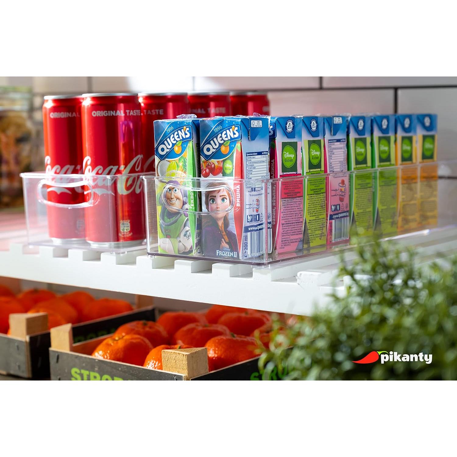 Bin Organizador de Refrigerador Pikanty 38x14 cm Transparente