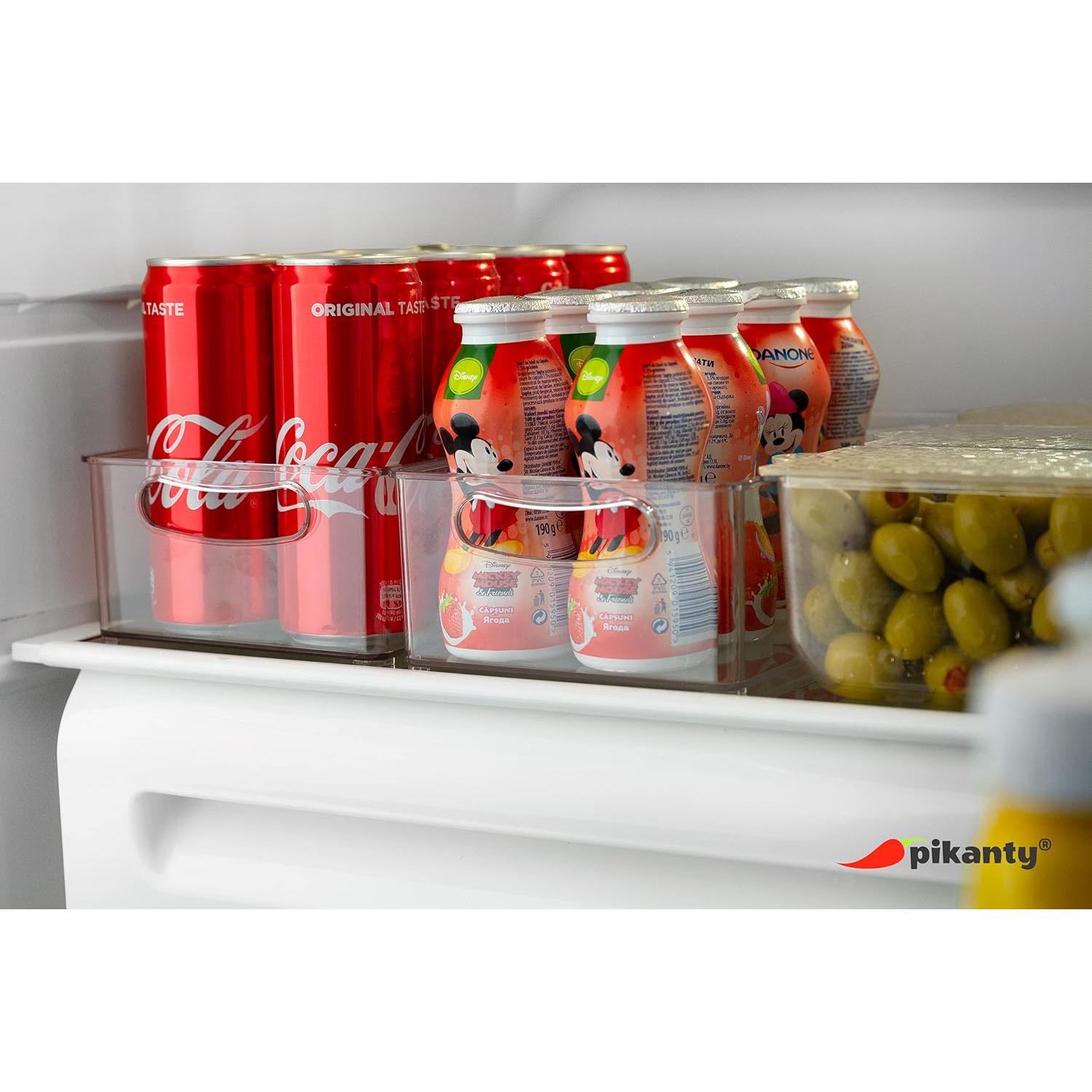 Bin Organizador de Refrigerador Pikanty 38x14 cm Transparente