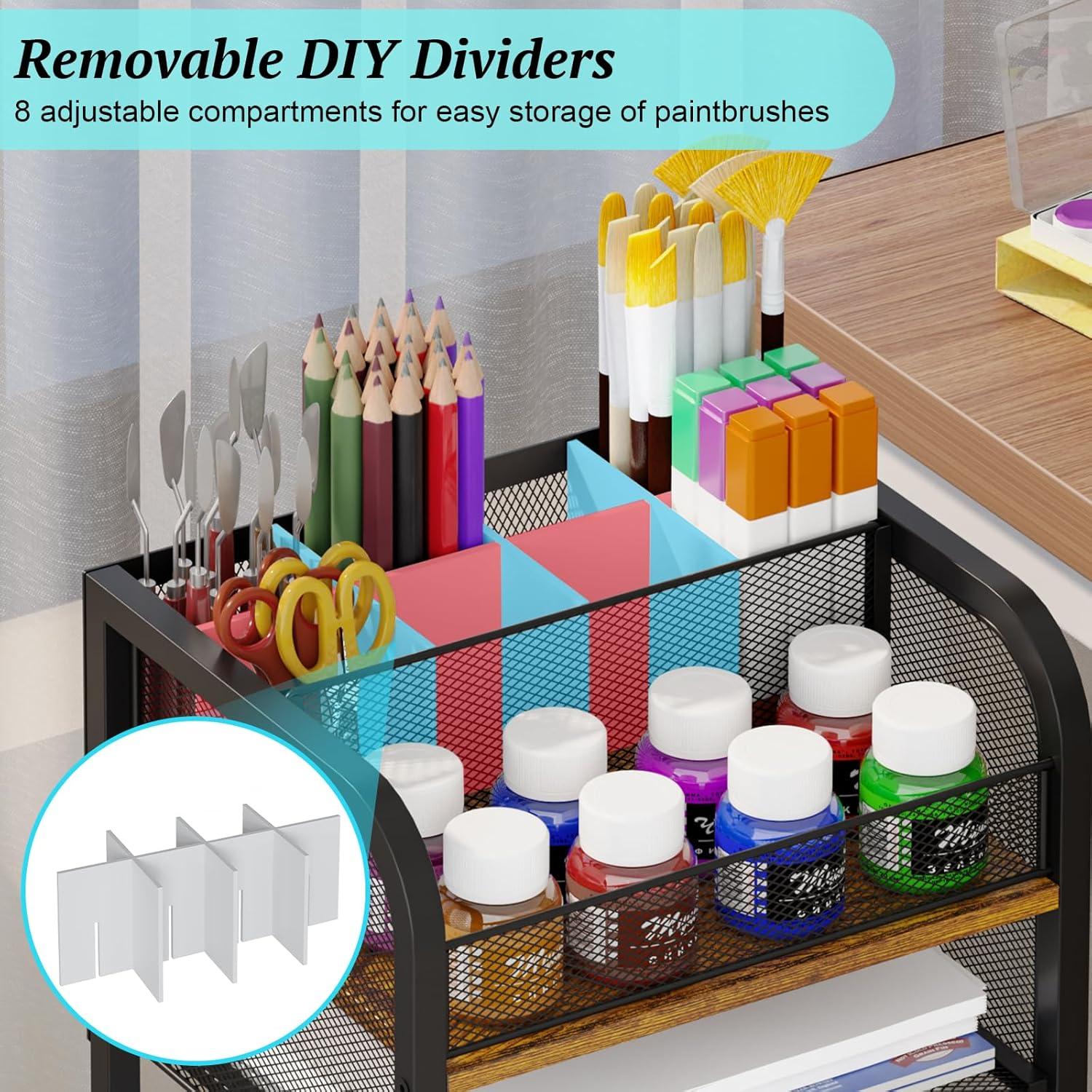 Carro de Almacenamiento Metálico Simple Serenity 5 Niveles