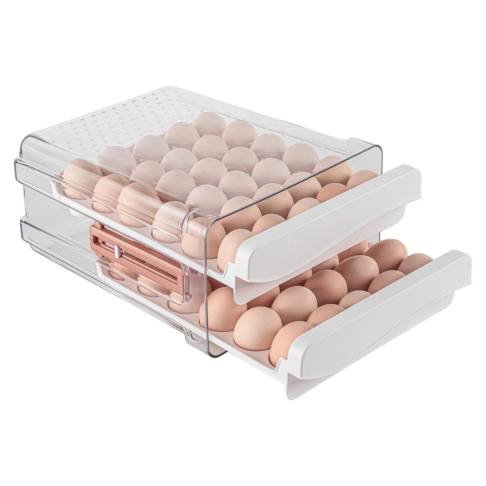 Contenedor de Huevos Sooyee Blanco para 60 Huevos