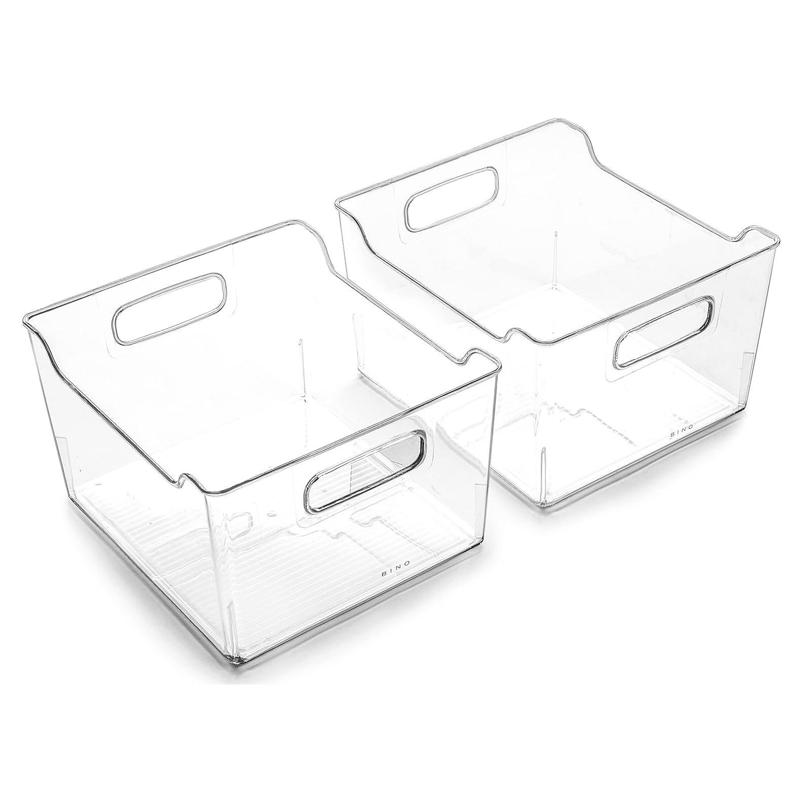 Contenedores de Plástico BINO 2 Piezas 26x22x15 cm Libre BPA
