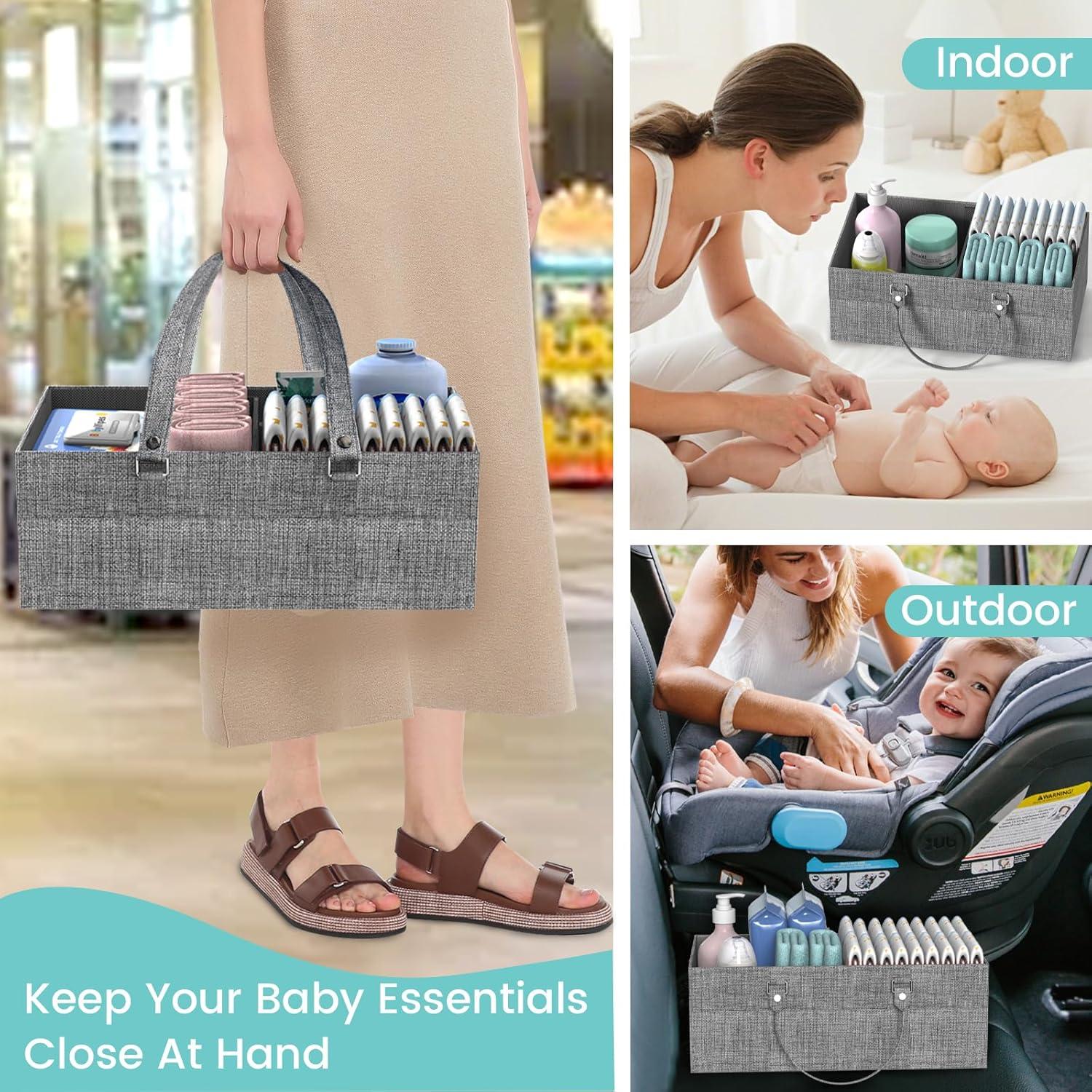 Caddy de Pañales LIDTOP Blanco 3 Niveles Desmontable