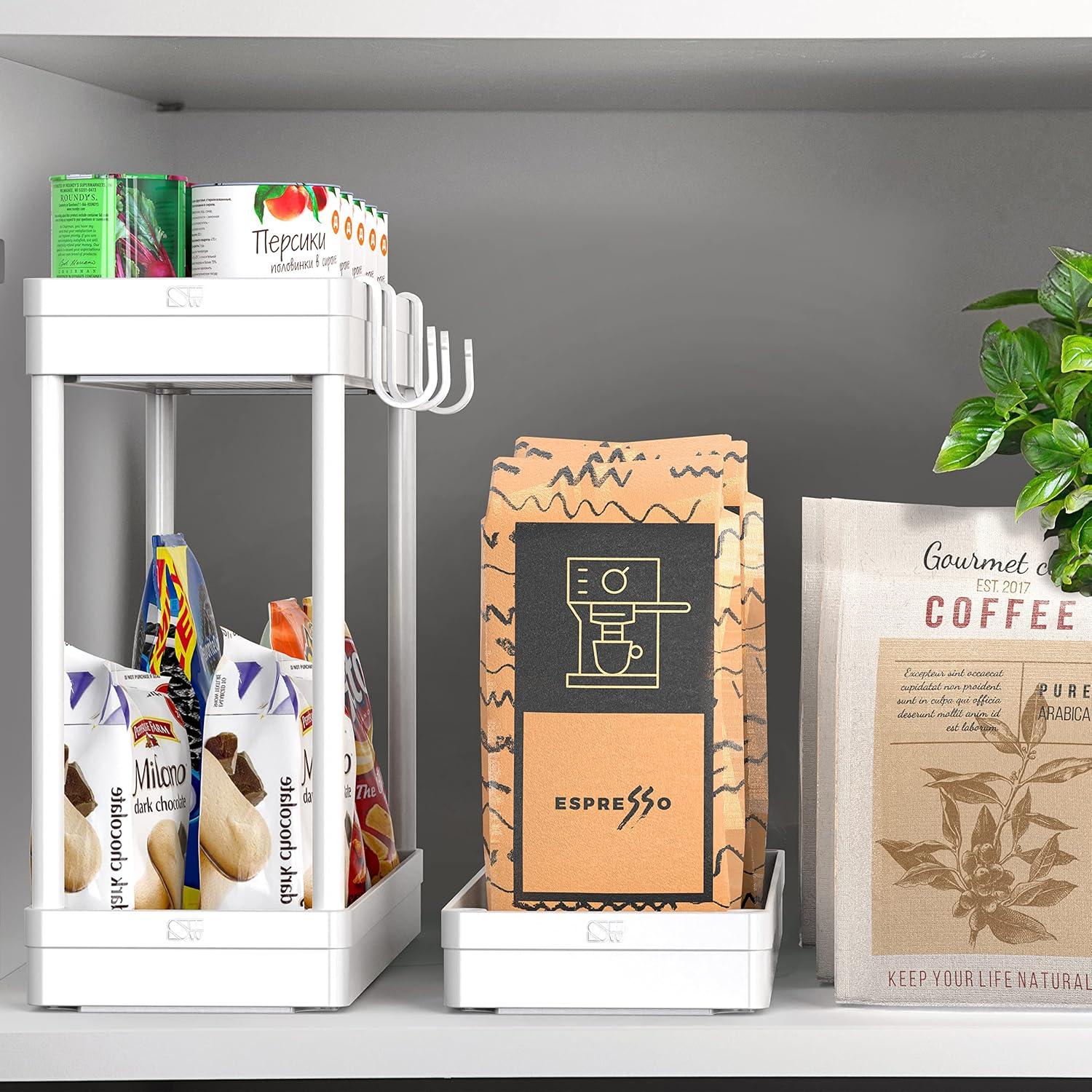 Carro de Cocina Estrecho Simple Houseware 3 Niveles Blanco