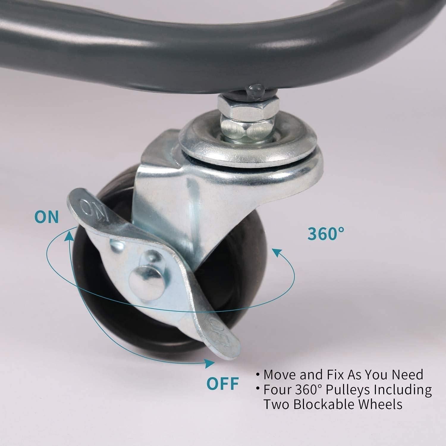 Carro de Almacenamiento Rodante 3 Niveles Elitehouse Gris