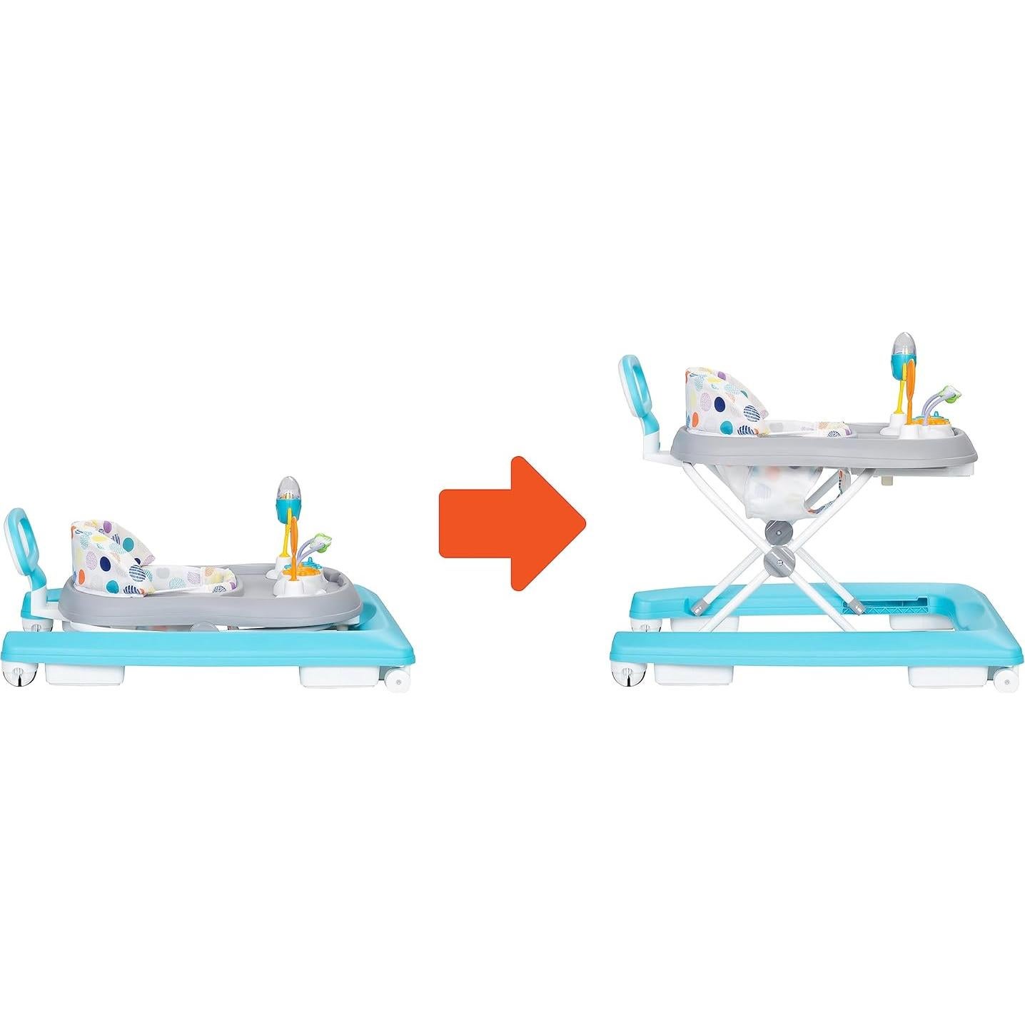 Andador de Actividad Smart Steps Plus 2-en-1 Deluxe Blanco