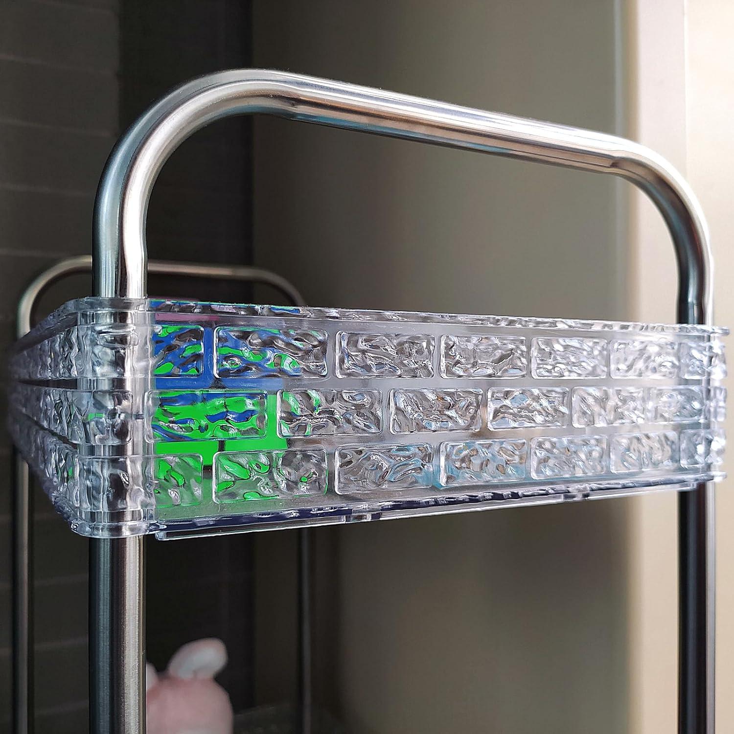 Carro de Almacenamiento Rodante TENBOAT 3 Niveles Transparente