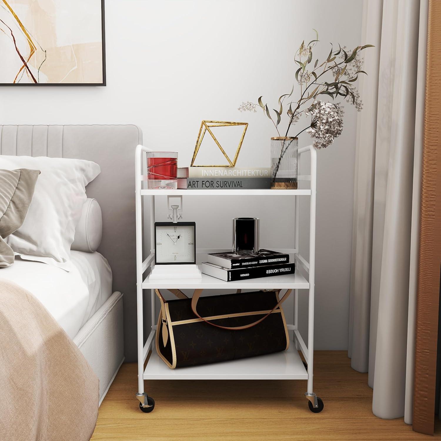 Carro Rodante DCLRN 3 Niveles Blanco Metal 74.93 cm