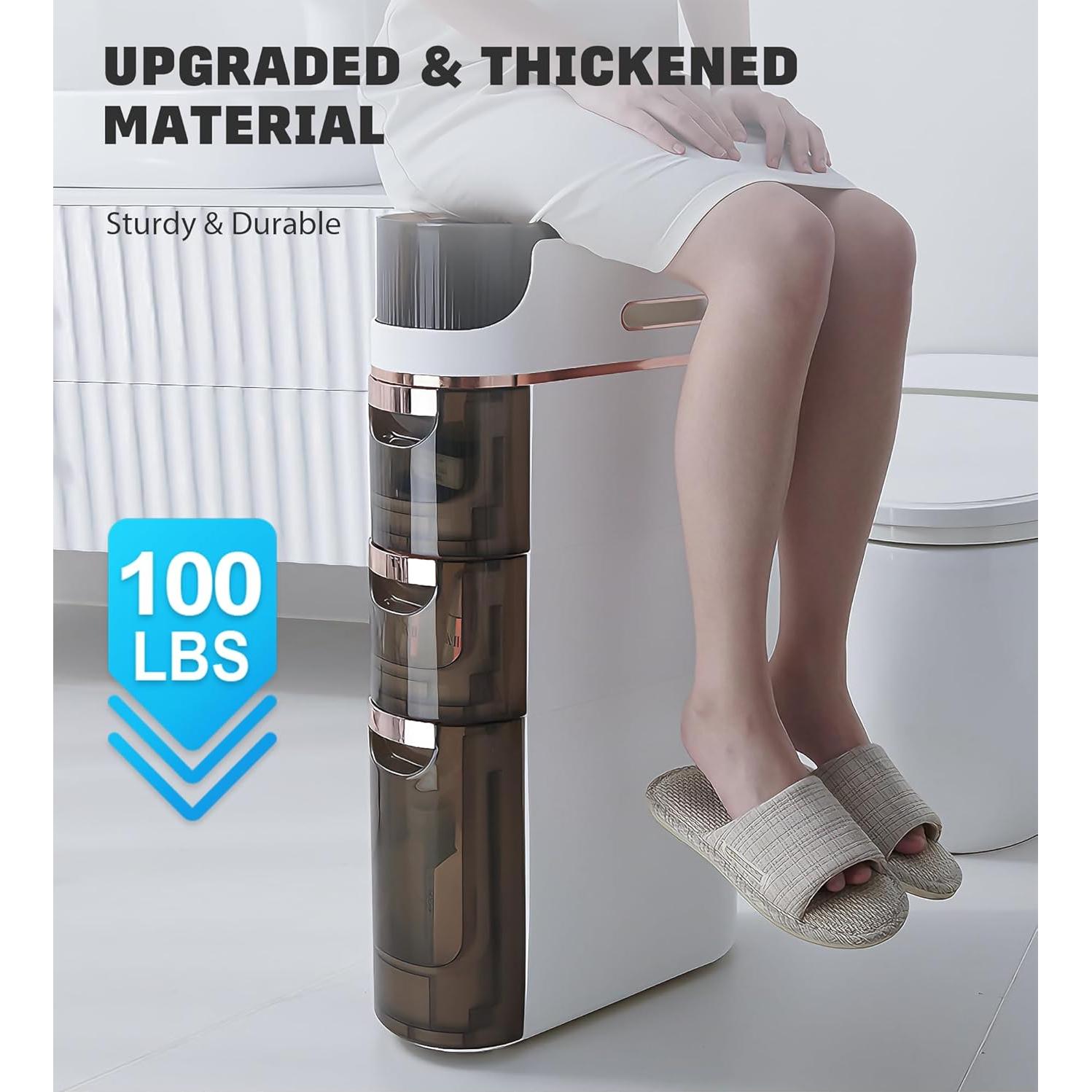 Gabinete de Almacenamiento Lozovin 3 Niveles 76 cm Blanco