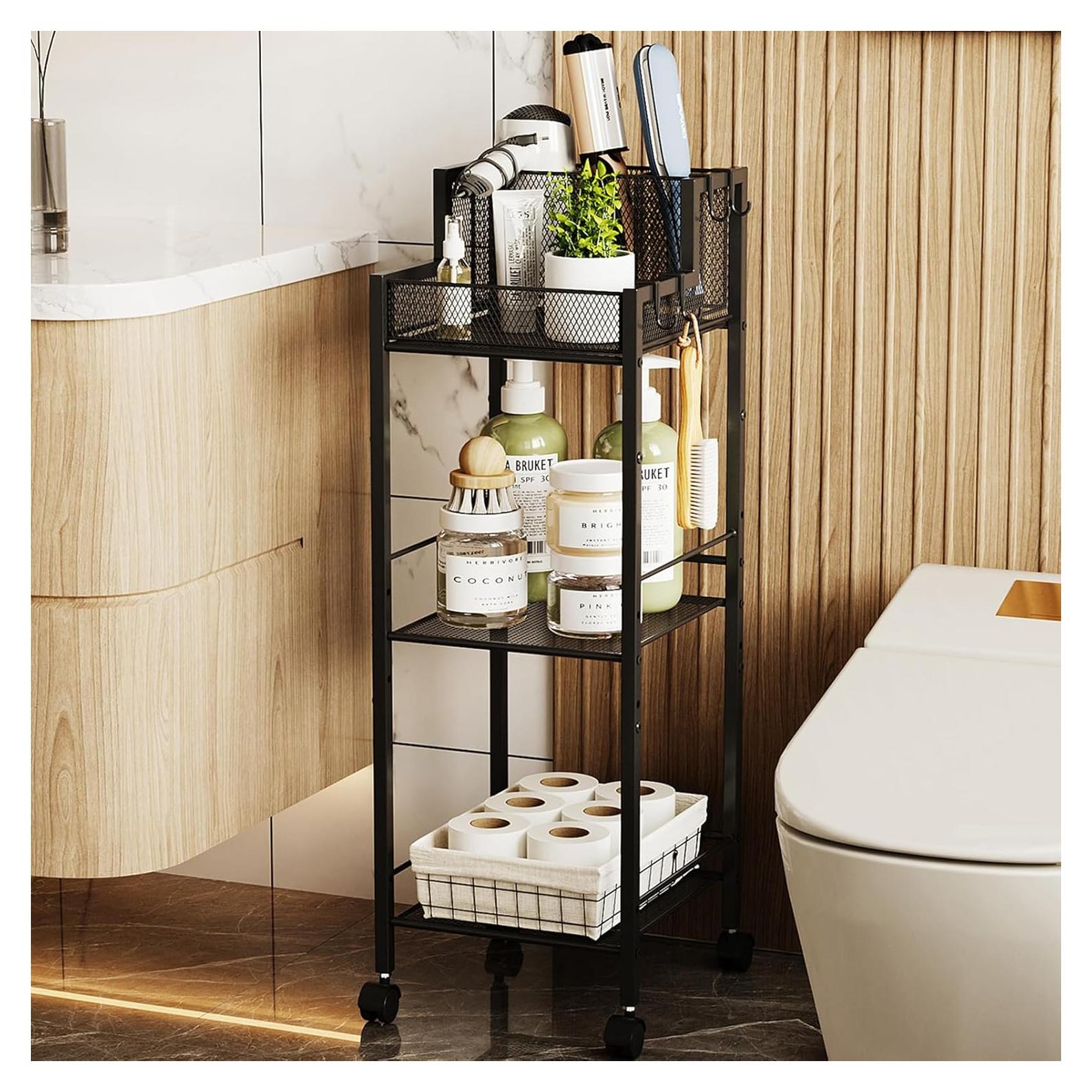 Estante Organizador de Herramientas VITVITI 3 Niveles Metal Negro