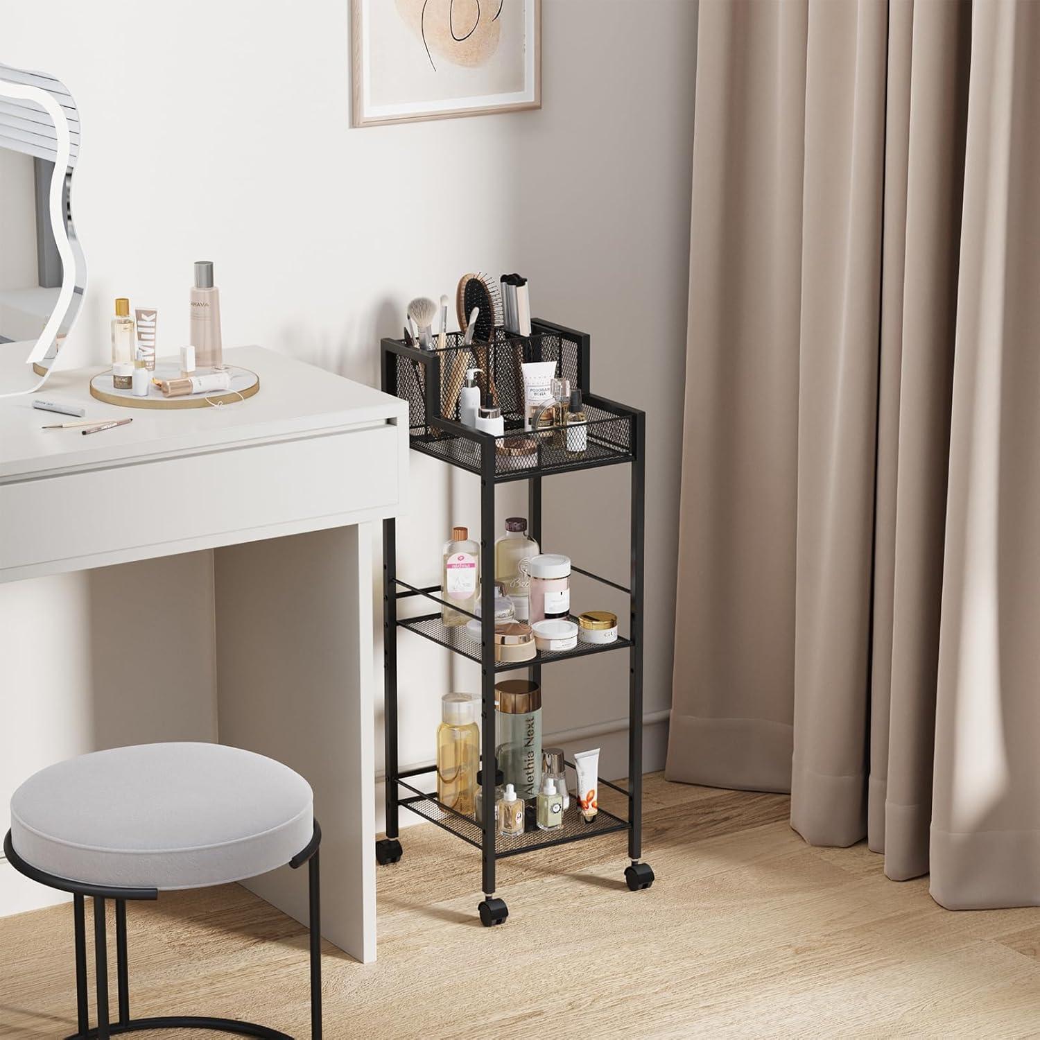 Estante Organizador de Herramientas VITVITI 3 Niveles Metal Negro