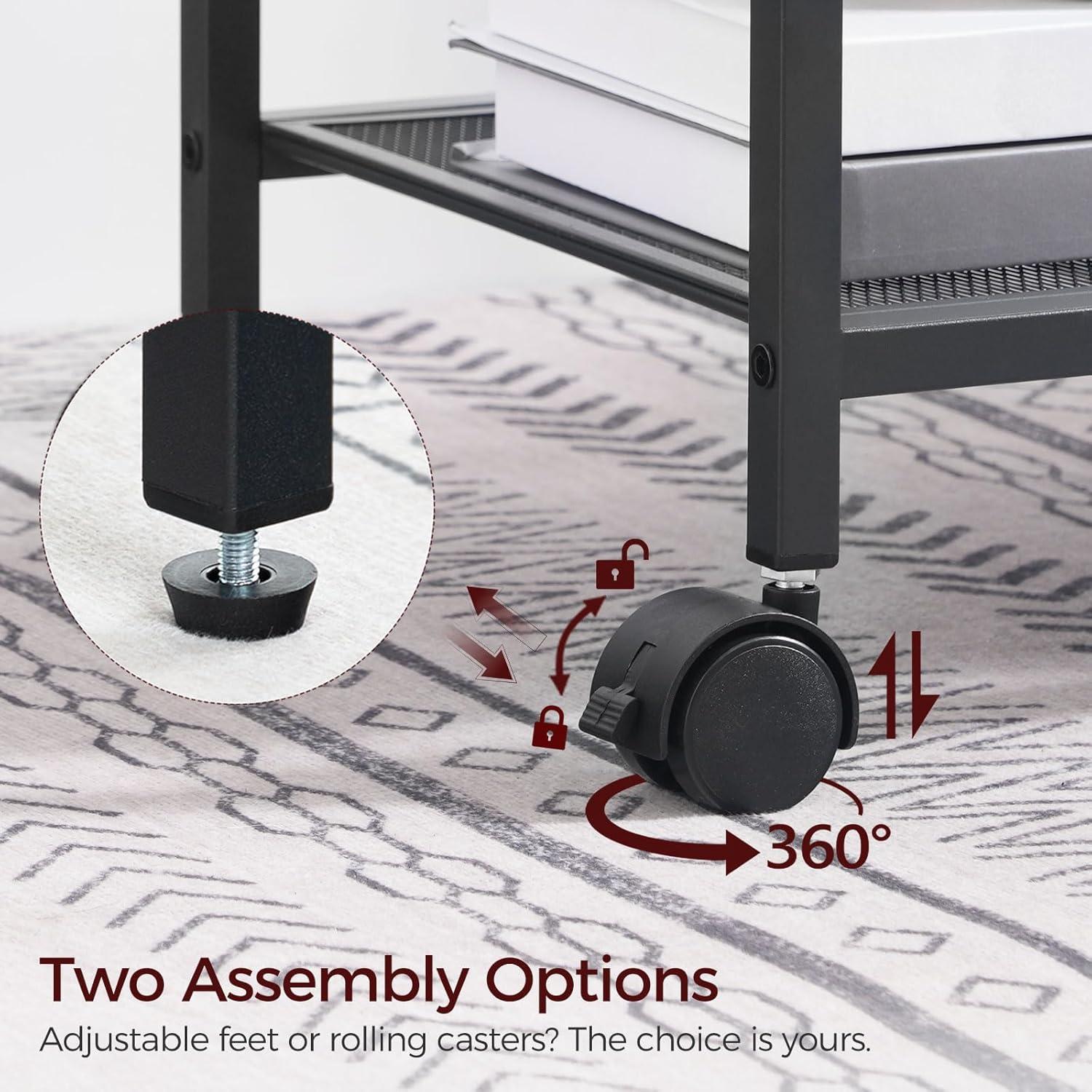 Soporte para Impresora MAHANCRIS PTHB2201 3 Niveles Negro