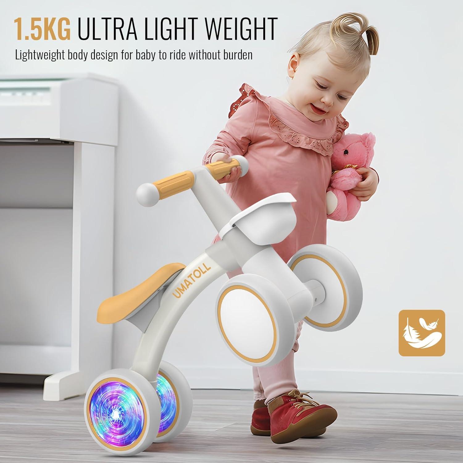 Bicicleta de Equilibrio Umatoll B402 para Bebés 12-24 Meses
