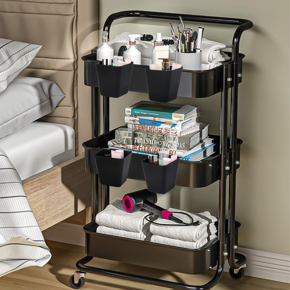 Paquete de 8 Soportes Colgantes para Tazas Tonxus Negro