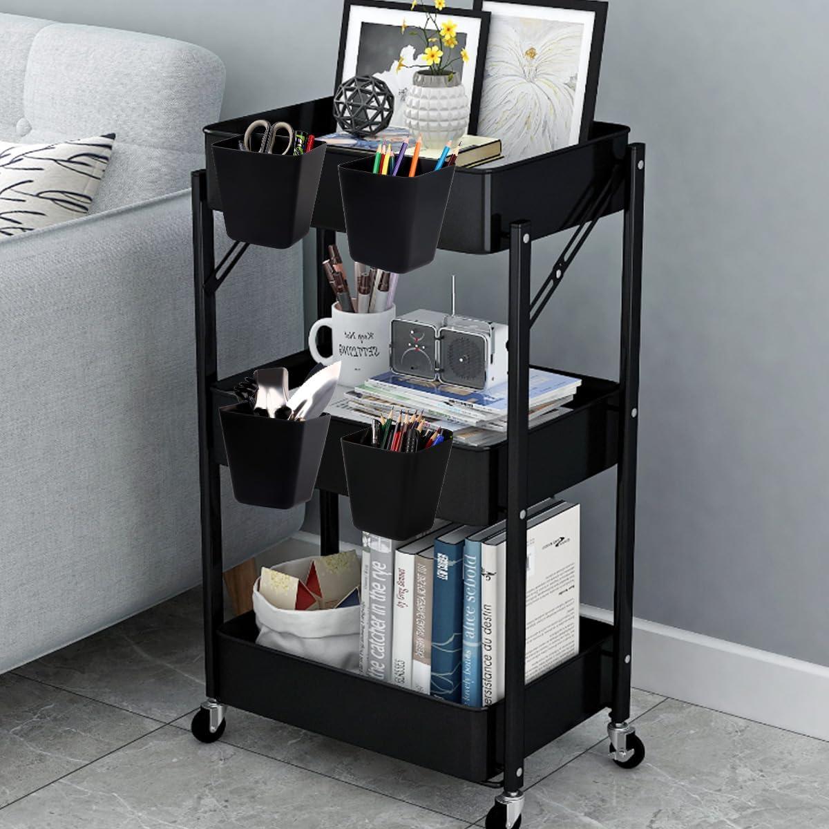 Paquete de 8 Soportes Colgantes para Tazas Tonxus Negro