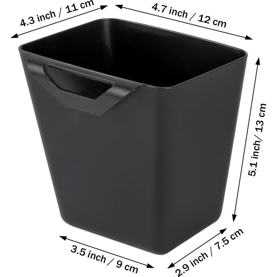 Paquete de 8 Soportes Colgantes para Tazas Tonxus Negro