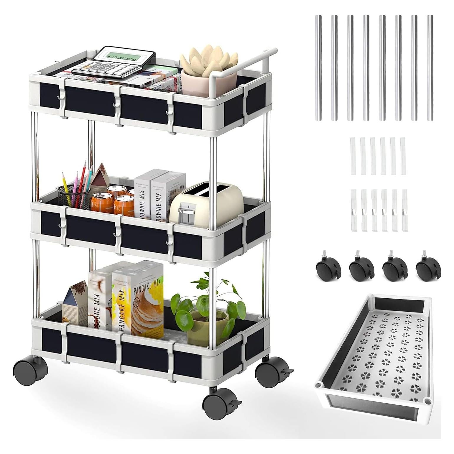 Organizador Bajo Fregadero NUNET 3 Niveles con Ruedas 4.01 kg