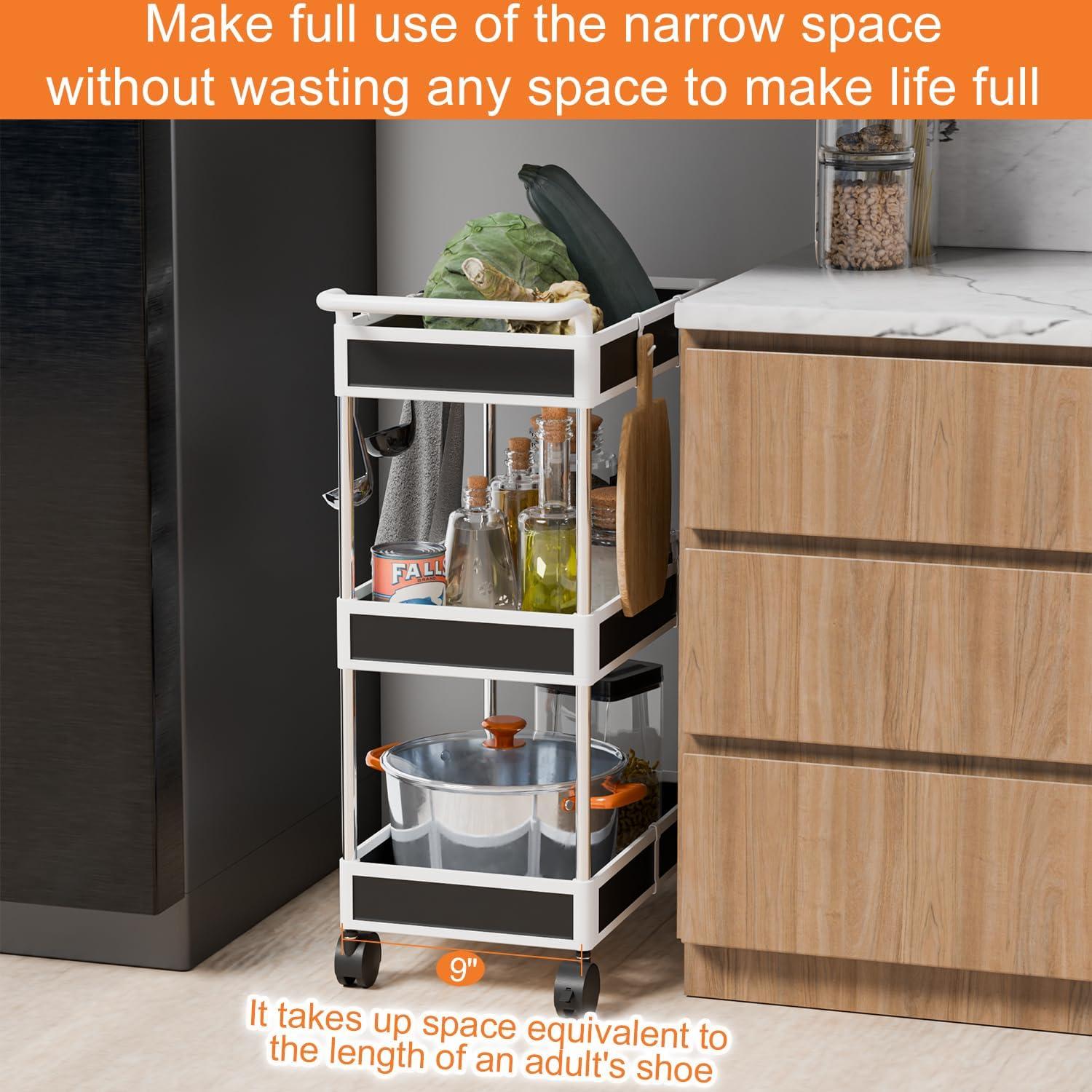 Organizador Bajo Fregadero NUNET 3 Niveles con Ruedas 4.01 kg