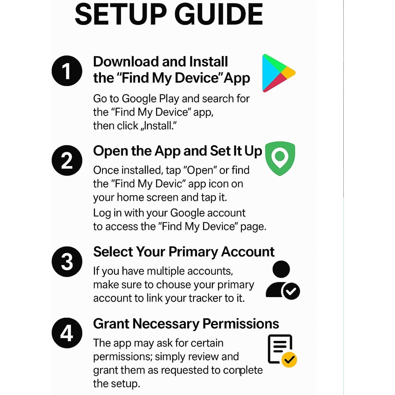 Rastreador Bluetooth Olytra para Android, Negro, 2025