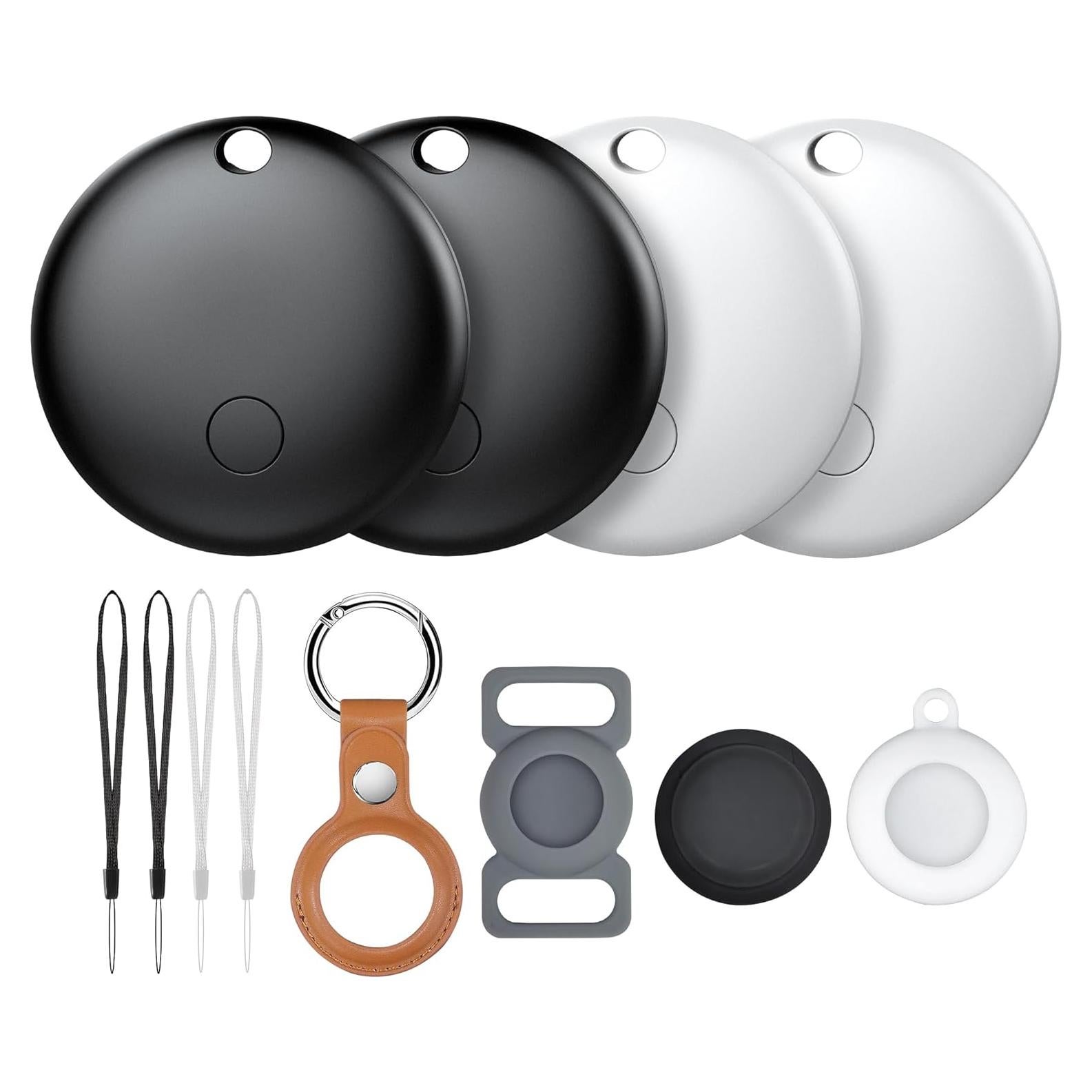 Localizadores de Objetos YUEWEN 4 Pack Bluetooth Resistente Agua