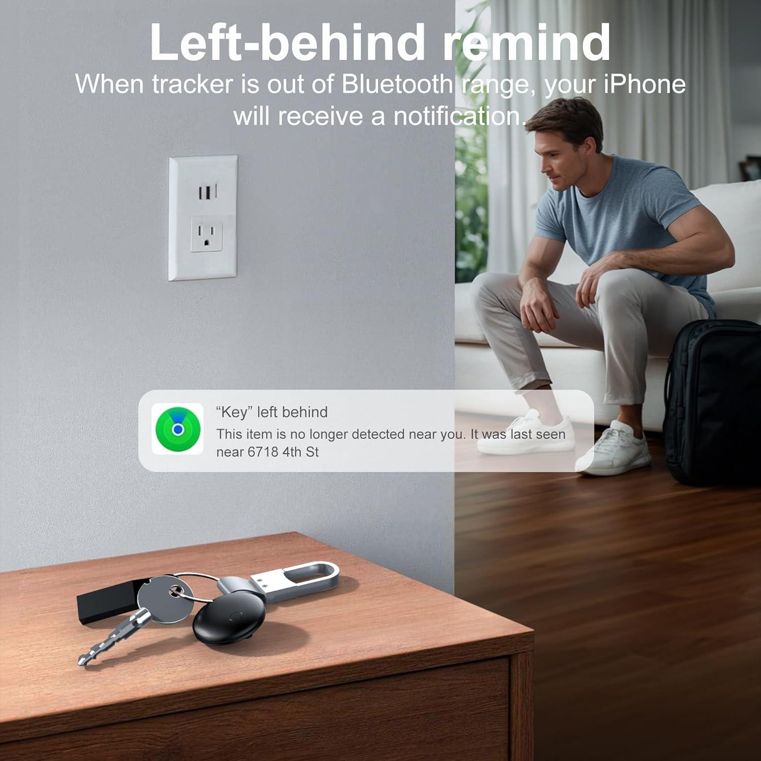 Localizadores de Objetos YUEWEN 4 Pack Bluetooth Resistente Agua