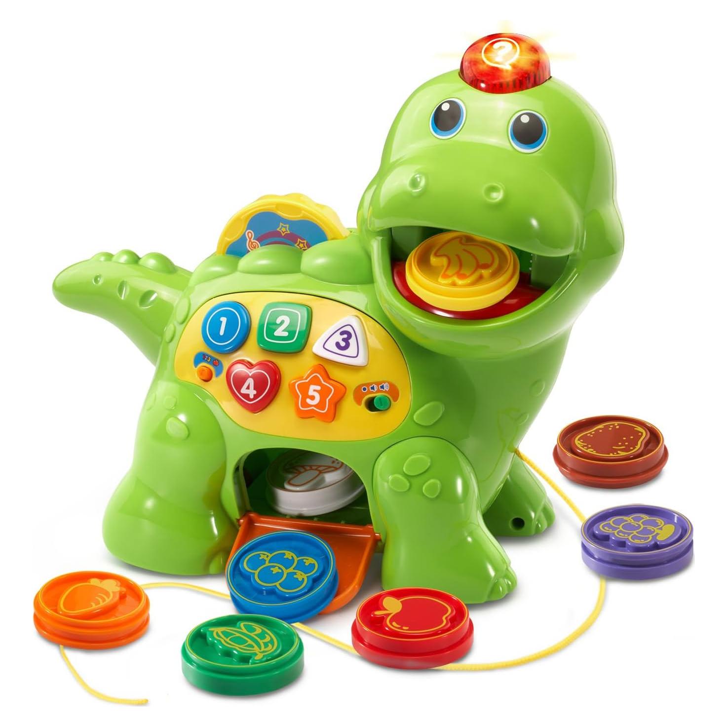 VTech Chomp & Count Dino Verde - Juguete Educativo 1-3 Años