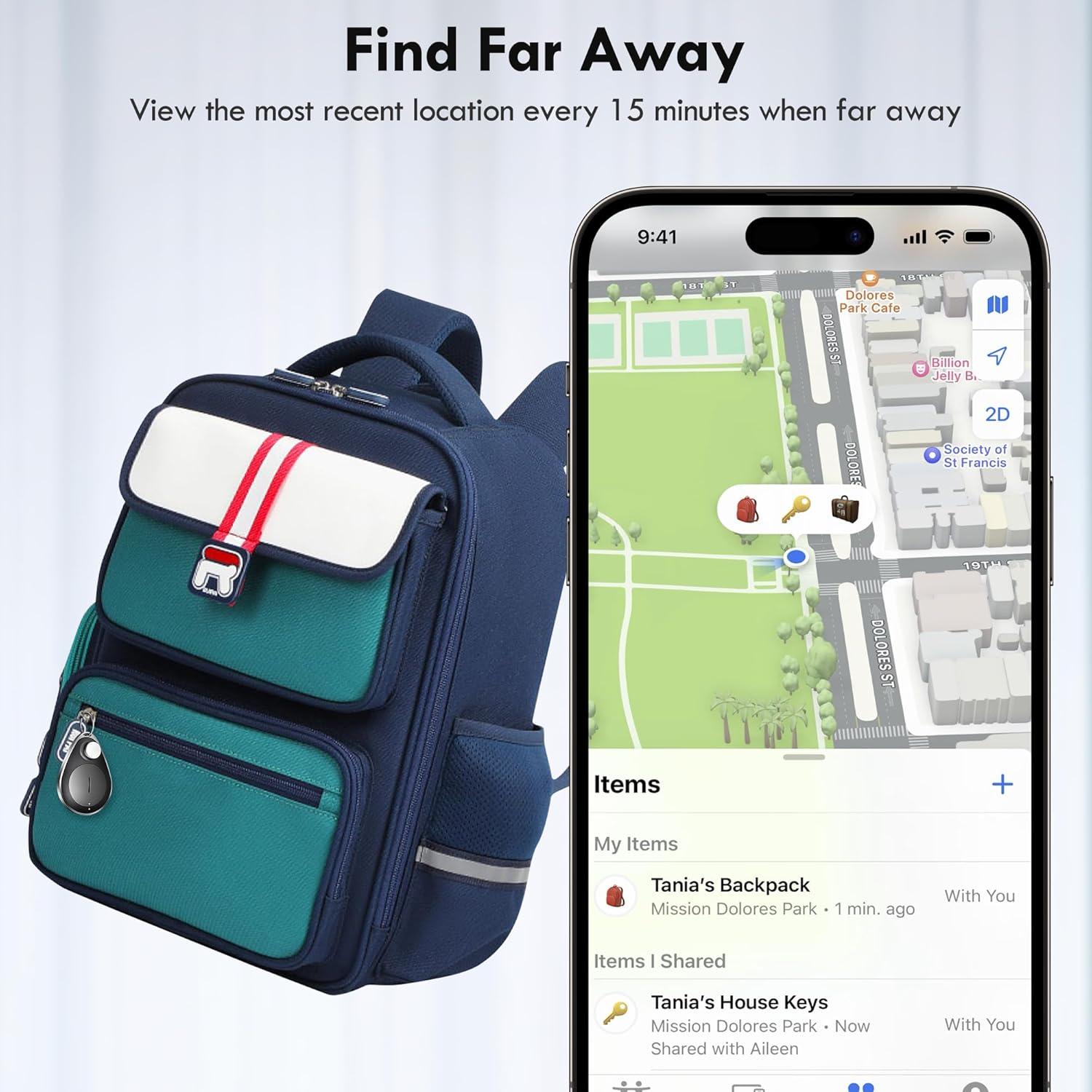 Localizador GPS Utag para Niños y Mascotas - 2 Pcs