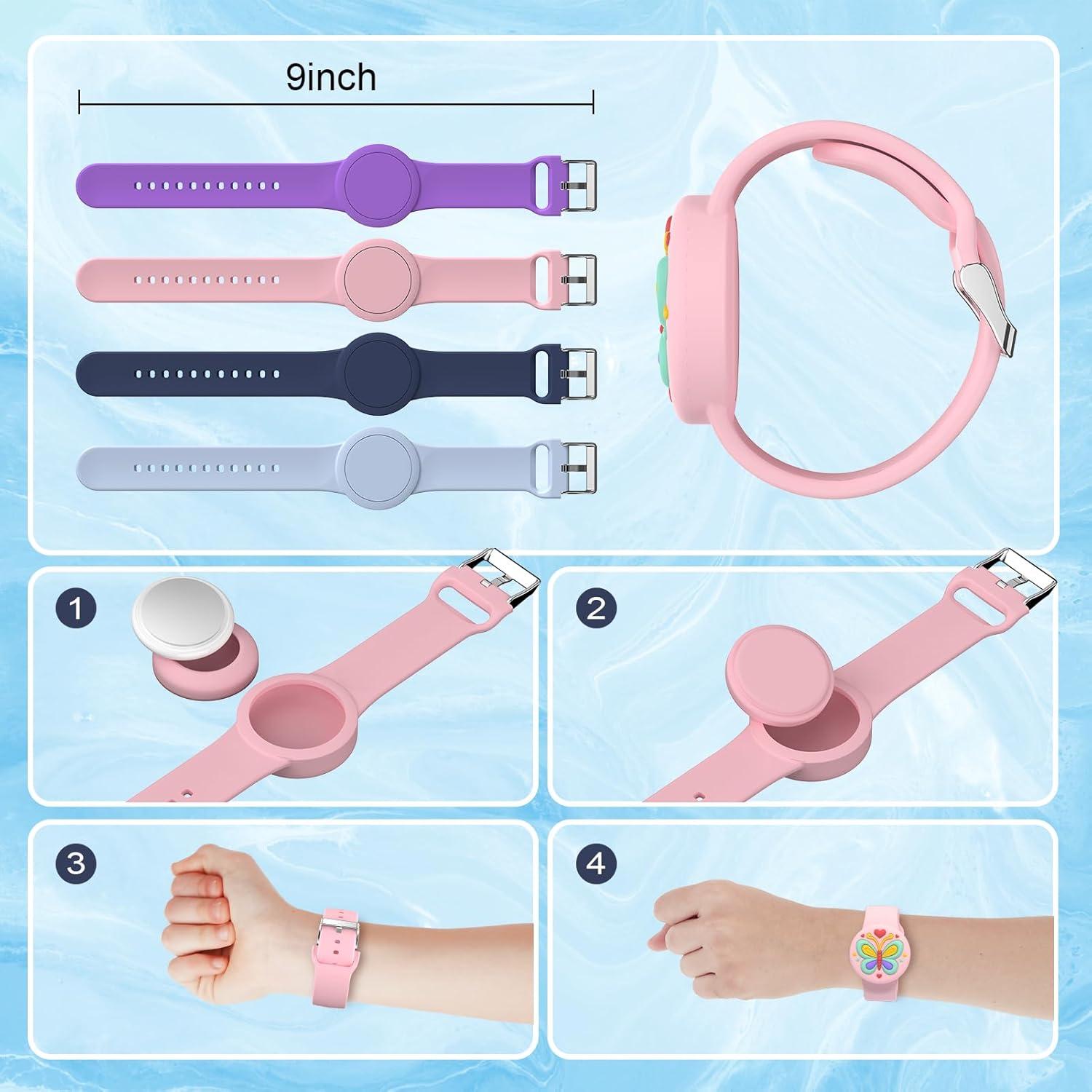 Pulsera Airtag Impermeable Tipo Niños - Typecase - Púrpura