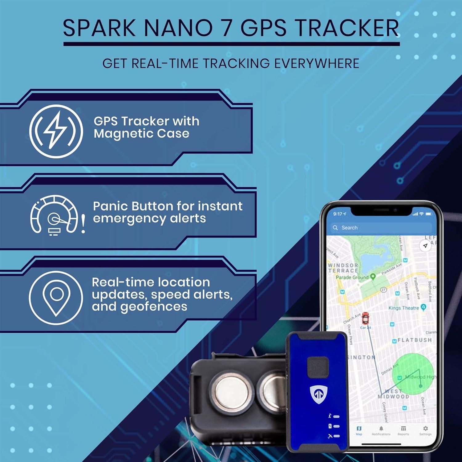 Rastreador GPS Brickhouse Spark Nano 7 4G LTE Impermeable