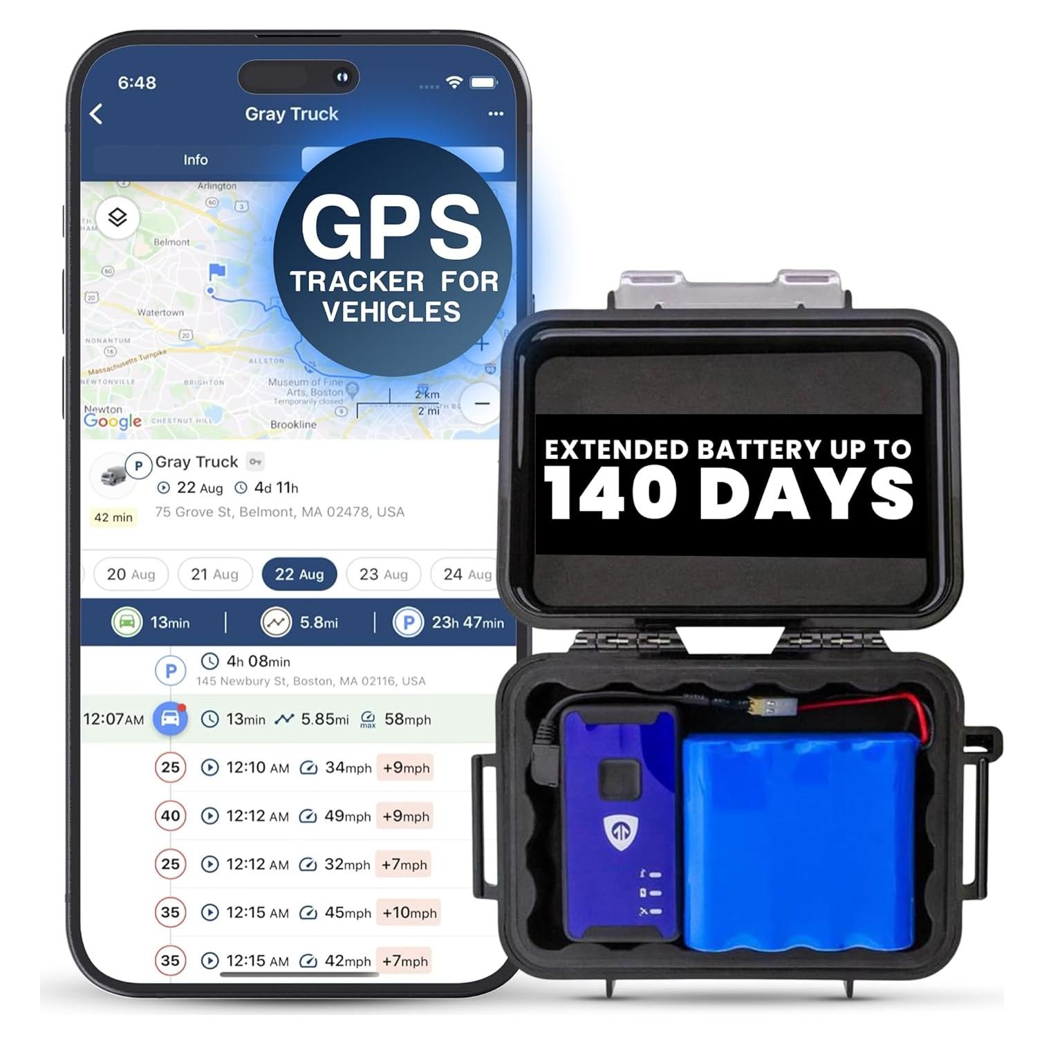 Rastreador GPS oculto BrickHouse Security 140 días batería