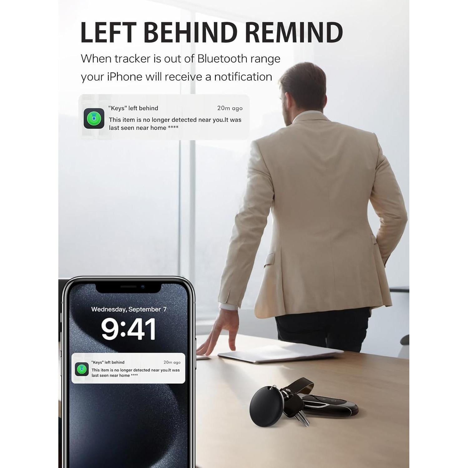 Rastreador Bluetooth New Fi para Equipaje y Llaves Blanco