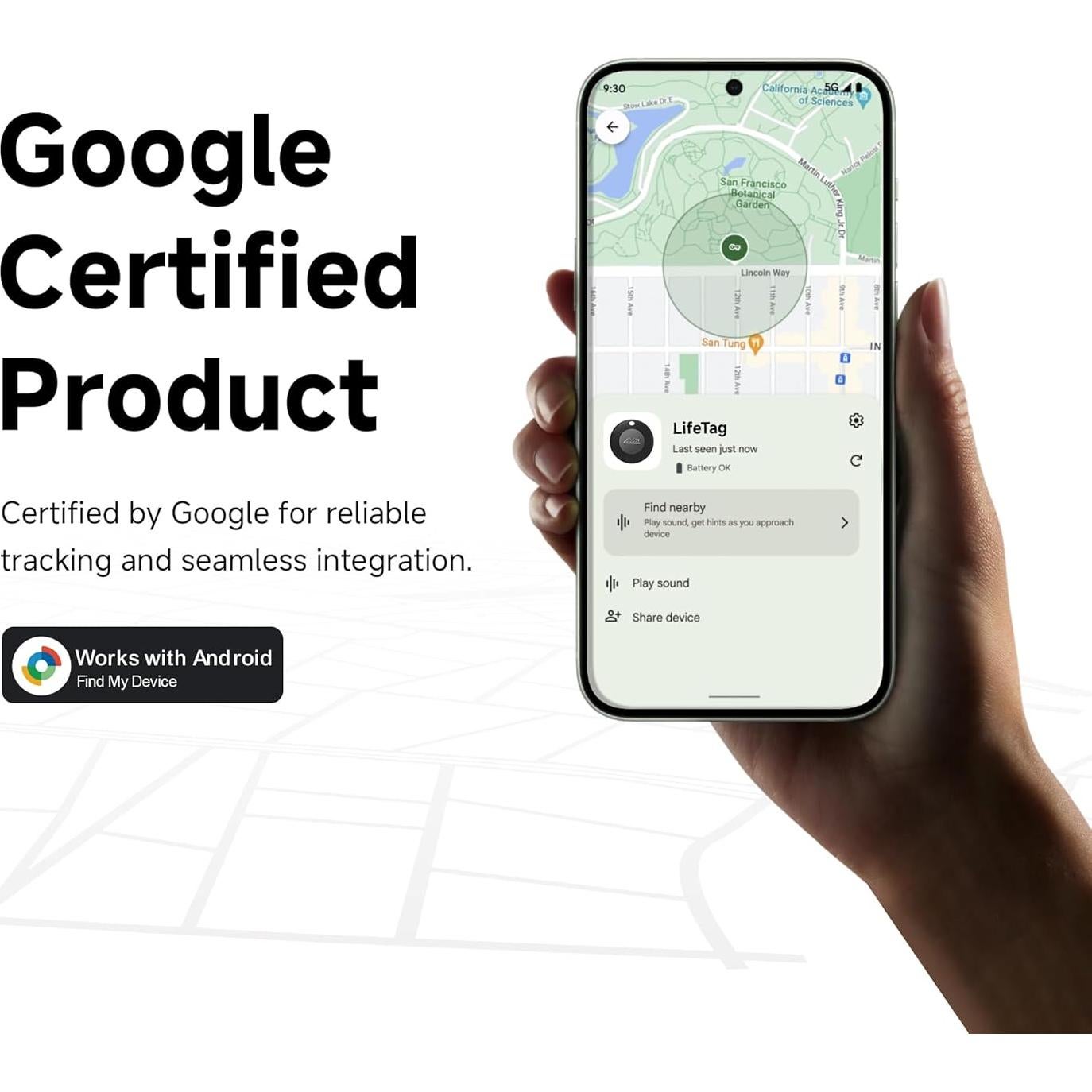 Rastreador Bluetooth Lifemate para Android - 4 Paquete