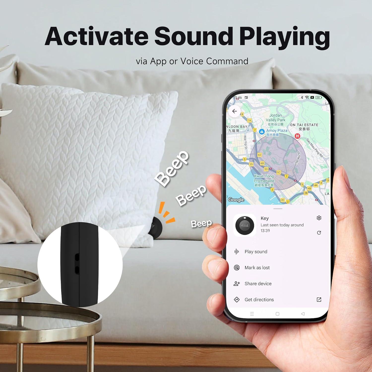 Rastreador Bluetooth Lifemate para Android - 4 Paquete