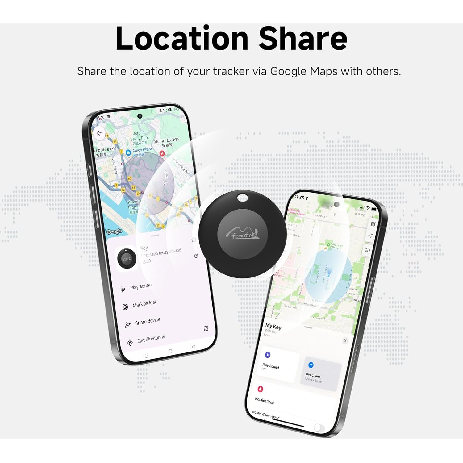 Rastreador Bluetooth Lifemate para Android - 4 Paquete