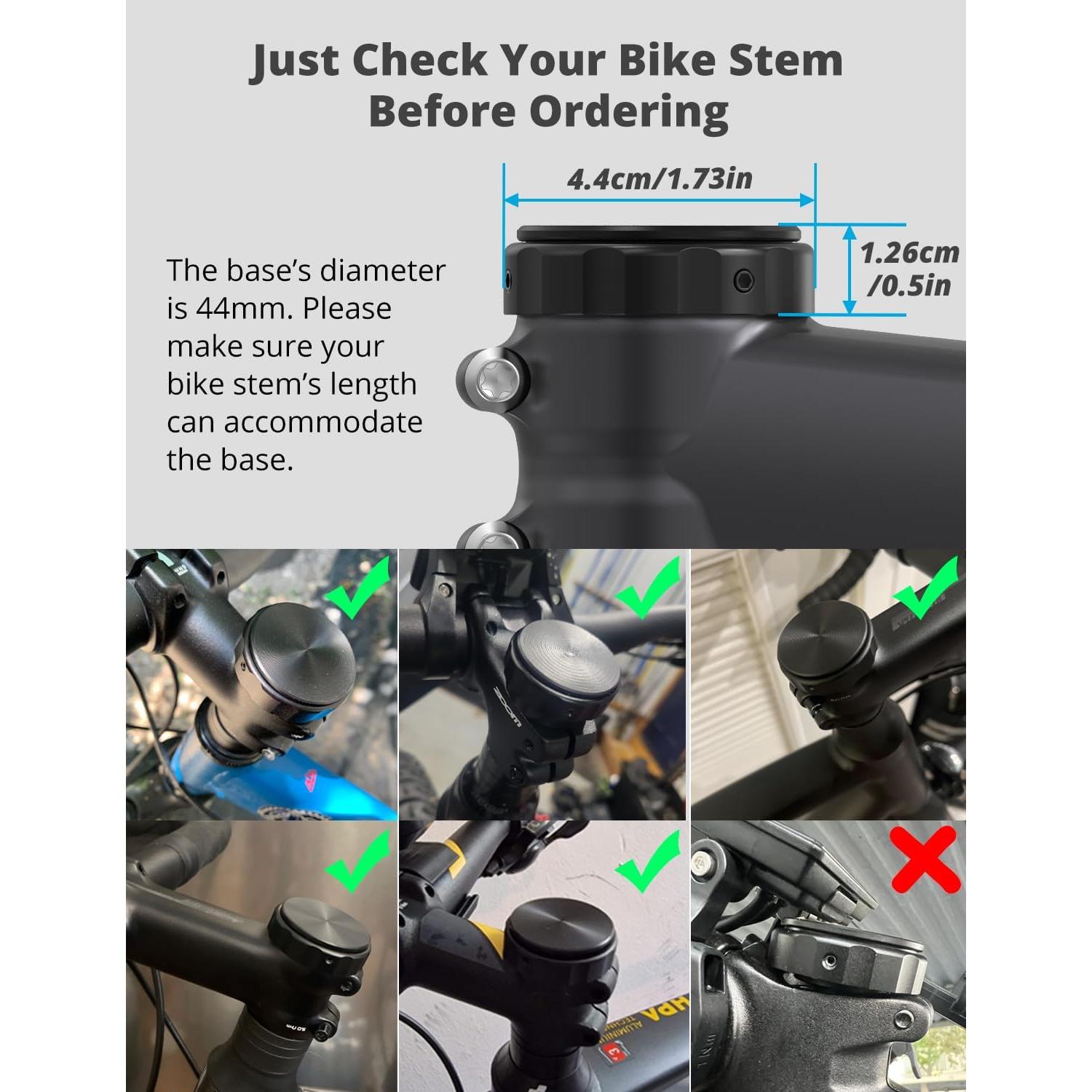 Soporte Oculto para AirTag Bicicleta Supmega IP67 Negro