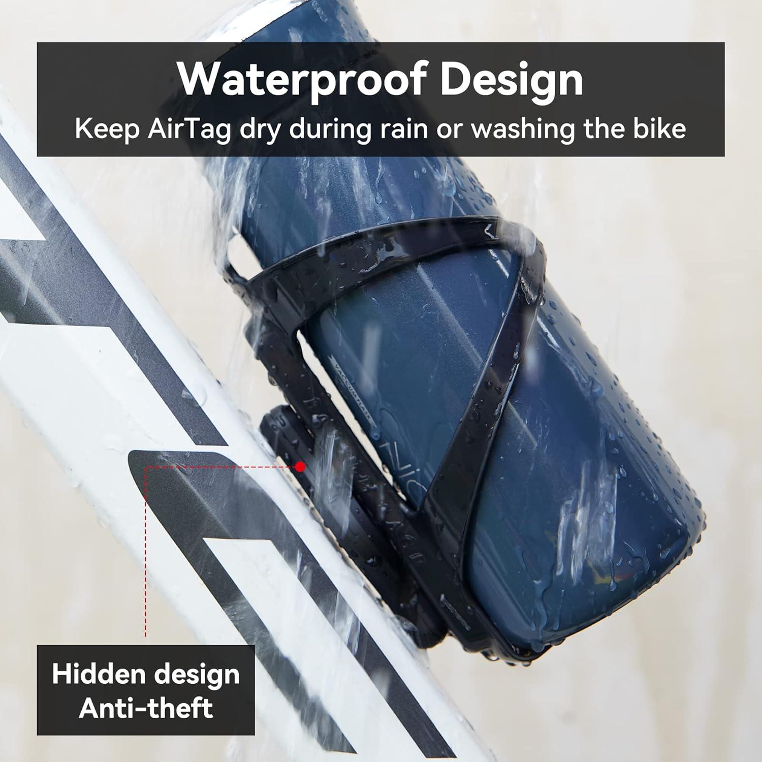 Soporte Oculto para AirTag DLENP Bicicleta Impermeable