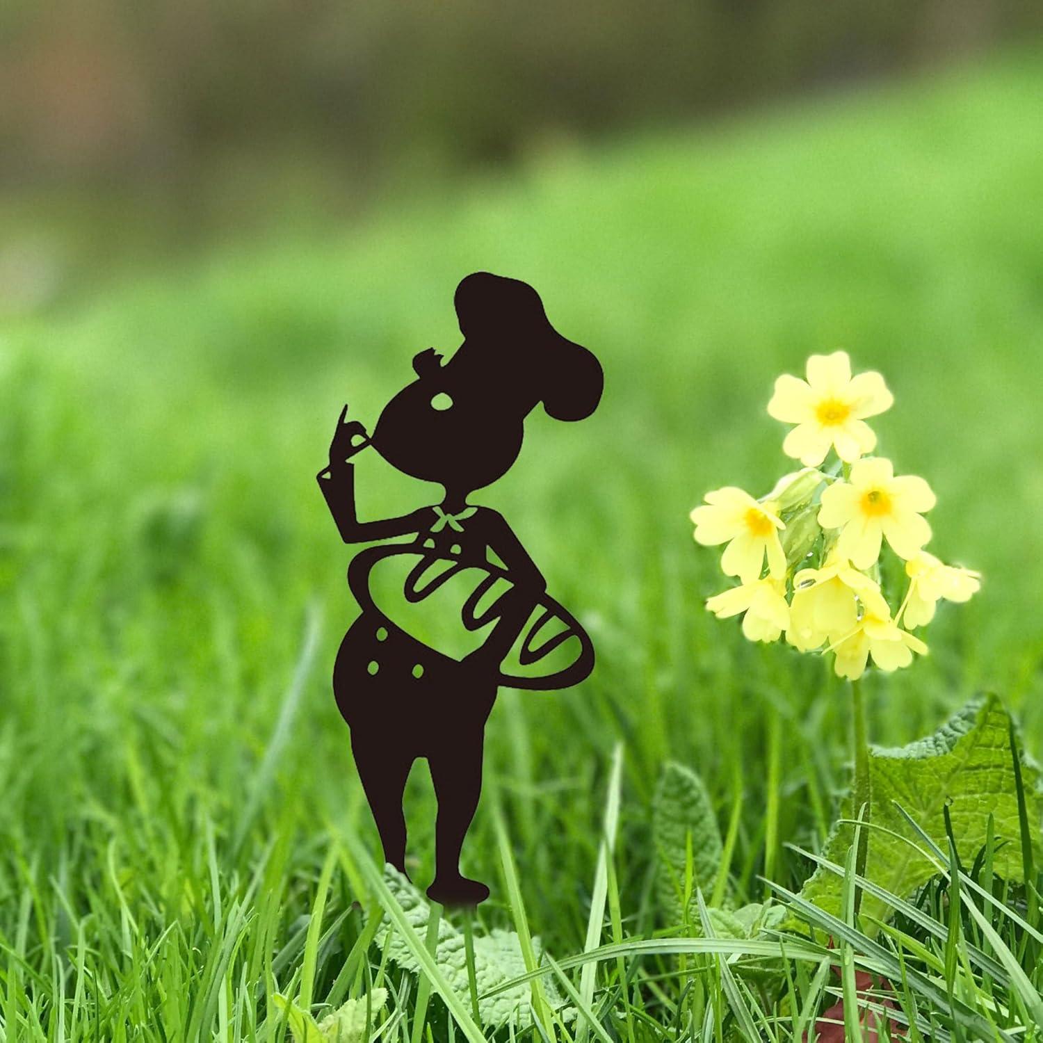 Estacas de Jardín CUweipeng - 5 Piezas de Hormigas Divertidas