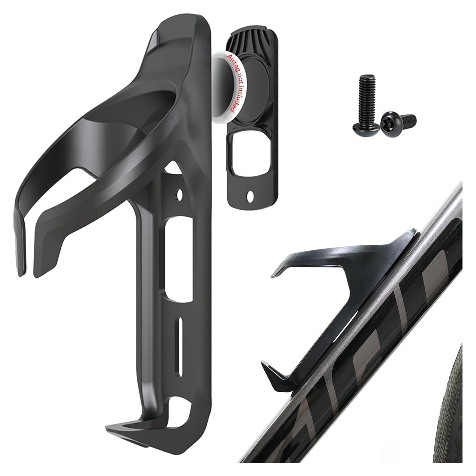 Soporte para bicicleta AMZPILOT Airtag negro impermeable