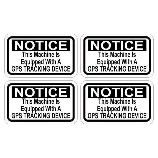 Calcomanías StickerTalk con Seguimiento GPS 6.35x3.81cm