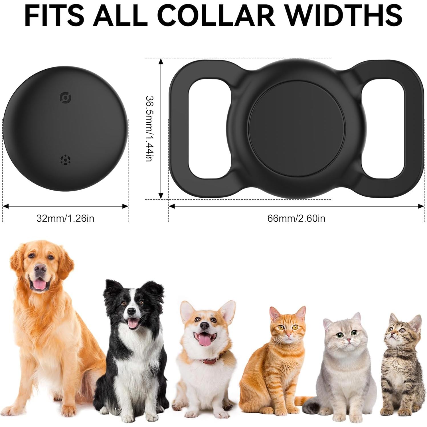 Soporte para Collar de Perro DDJ con Localizador GPS Impermeable